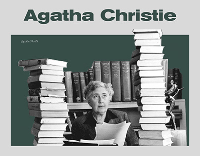 Agatha Christie main screen | Web Design