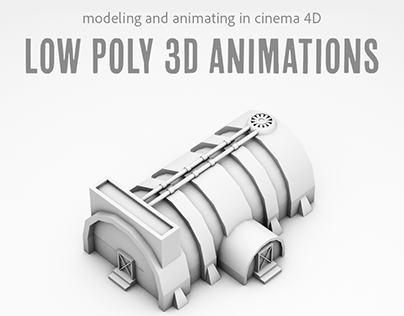 Low poly 3D animations