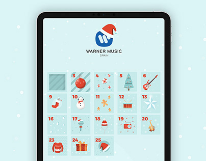 Christmas calendar Warner Music