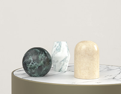 Salvatori Mono Stone Vase 3d model