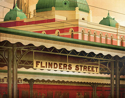 Flinders St Station - Melbourne Australia