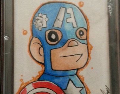 Marvel sketch cards