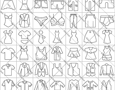 Apparel Icon for E-commerce Categories