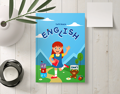Cover for English textbook for elementary level.
