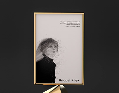 Tribute poster : Bridget Riley