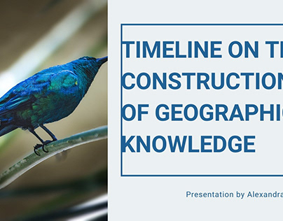 Construction of geographic knowledge