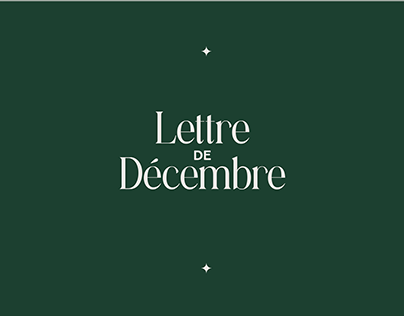 Lettre de Décembre - A Christmas Project