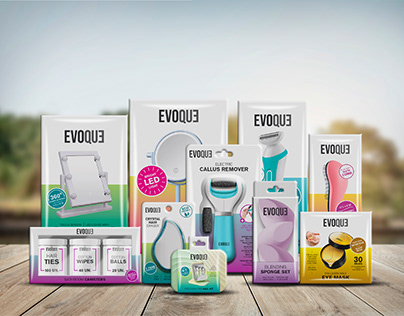 Evoque - Packagings design