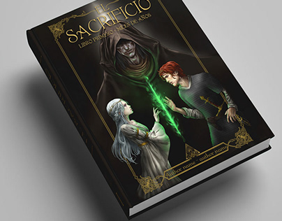 El sacrificio - Book cover illustration and design