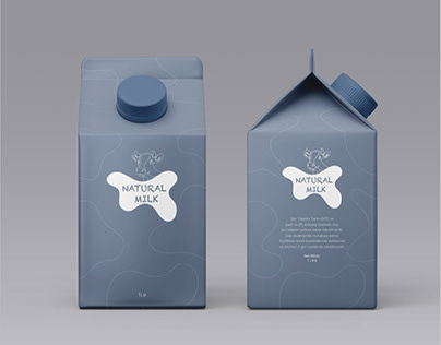 Süt Ambalajı Etiket Tasarımı