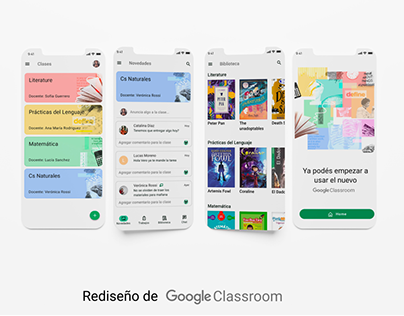 Rediseño de Google Classroom (redesign case study)