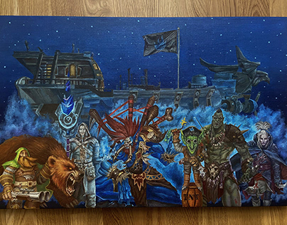 Oil Painting: Fantasy Story
