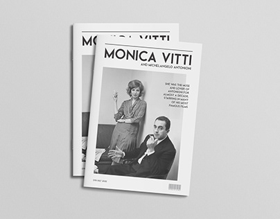 Monica Vitti - Editorial Design