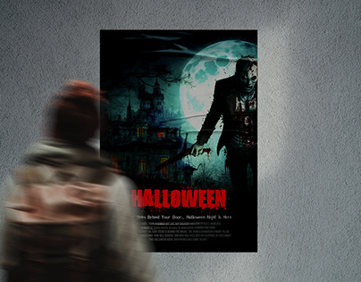 Horror film poster