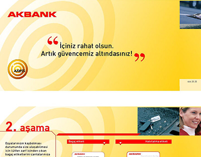 Various Designs for AKBANK, Istanbul, 2008