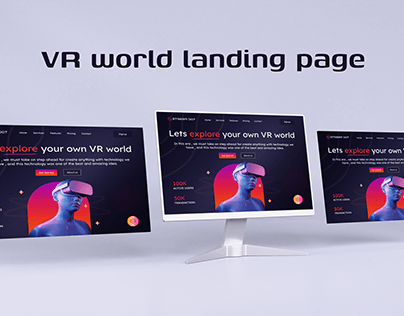 Web Landing Page for VR