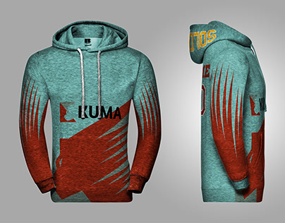 Hoodie 3 Sided View Mockup Fully Layered PSD