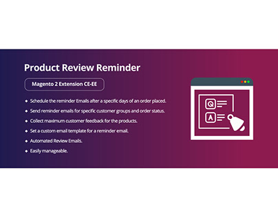 Product Review Reminder Magento 2 Extension