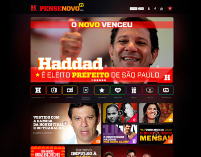 Pense Novo - Portal Campanha Eleitoral Fernando Haddad