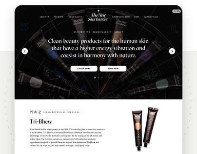 Clean Beauty · TNS · UX UI Web Design
