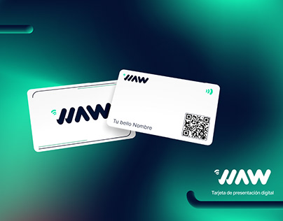 WAW | Digital Buisiness Card | Logo Desing