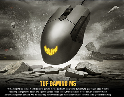 ASUS TUF Gaming M5 web page
