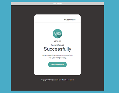 E-mail Template Design By Mailchimp.