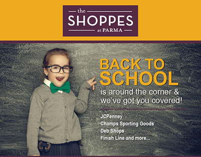 Back to School Ad for The Shoppes at Parma