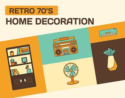 Retro 70's Home Decoration