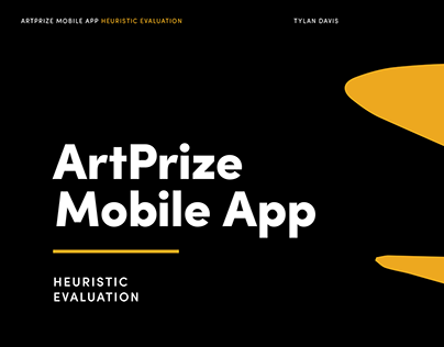 Heuristic Evaluation: ArtPrize Mobile App