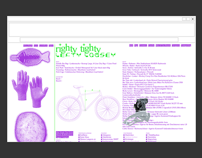 Website & Programmierung | Righty Tighty Lefty Loosey