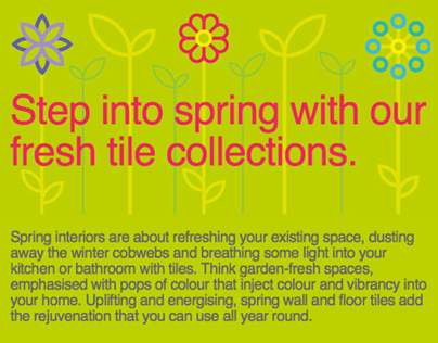 Step Into Spring Email Campaign