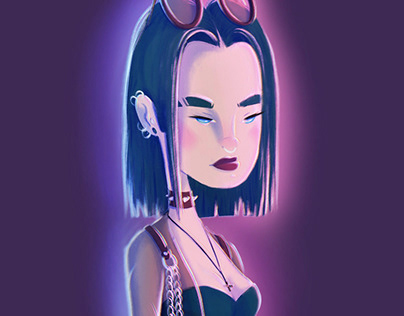 Goth girl - Character design