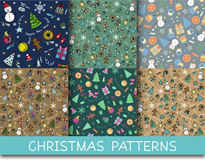 Christmas and New Year Patterns
