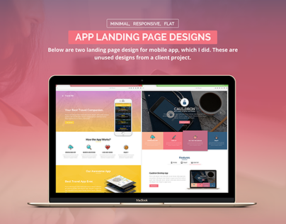 App Landing Page Designs
