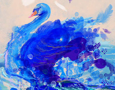 Blue swan