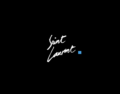 Typographic Layout - Yves Saint Laurent