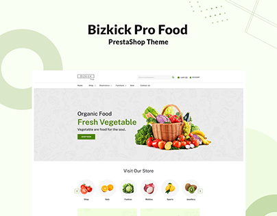 Bizkick Pro Food - Responsive PrestaShop Theme