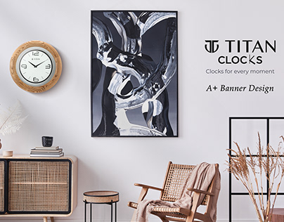 Project thumbnail - Titan Clocks: A+ Banner Design