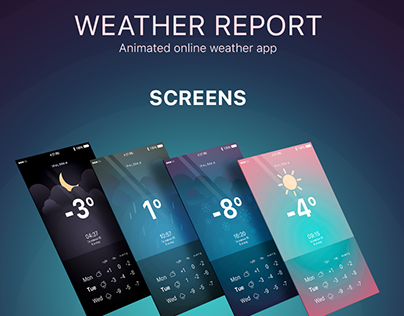 Mobile App "Weather forecast"
