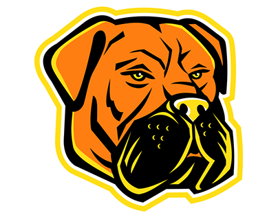 Bullmastiff Dog Mascot
