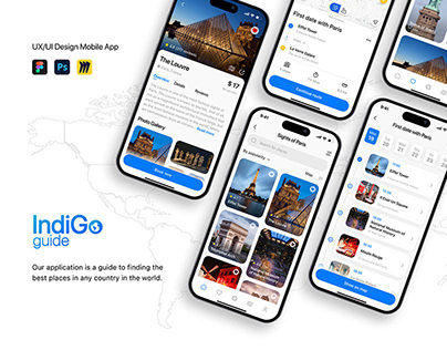Guide Mobile App | UX UI design