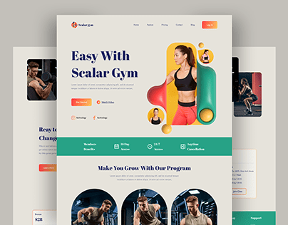 Gym - Fitness Website Design