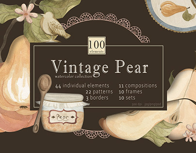 Vintage pear