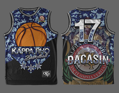 Kappa Rho Chapter Basketball Jersey Design