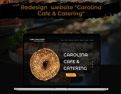 Redesign website Carolina Cafe & Catering