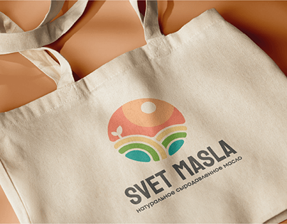 Svet Masla. Design logo