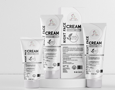 Cosmetic Tube & Jar Label And Packaging Design