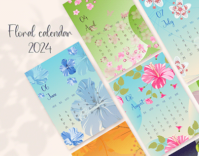Floral calendar 2024