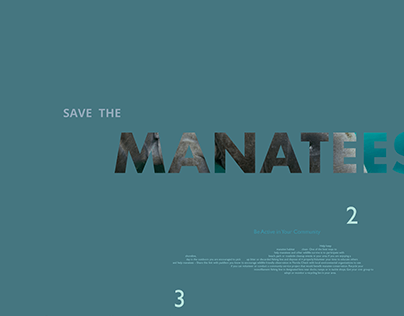 Save the Manatees Poster